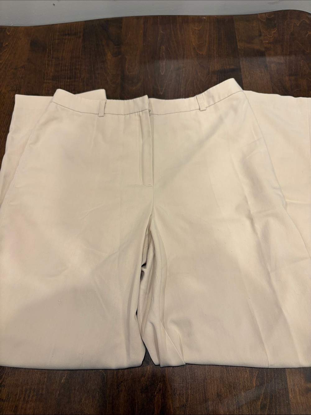 Valerie Stevens Petite Stretch Light colored dress pants
